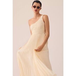 New Anthropologie Forever That Girl One-Shoulder Pleated Dress Size Small